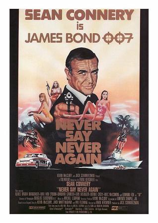 James Bond Never Say Never Small - A3 Posters