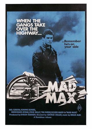 Mad Max Blue Score Small - A3 Posters