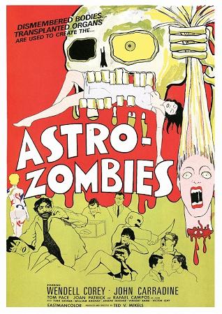 Astro Zombies Small - A3 Posters