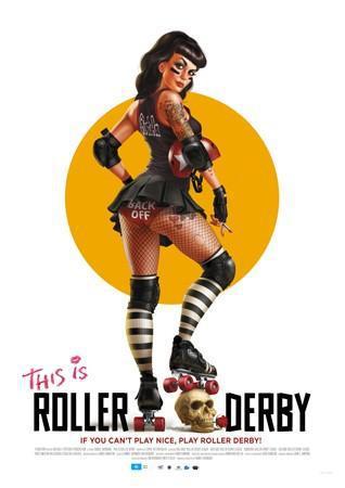 Roller Derby This Is Small - A3 Posters