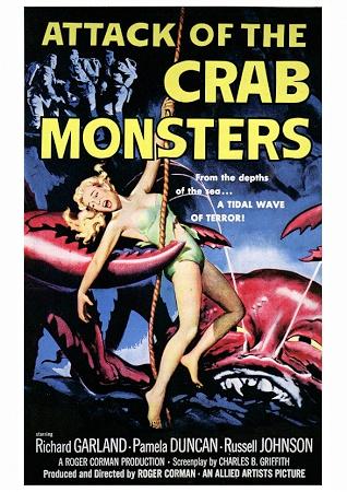 Attack of the Crab Monsters Small - A3 Posters