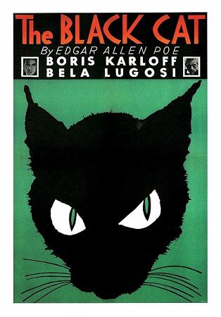 The Black Cat Small - A3 Posters