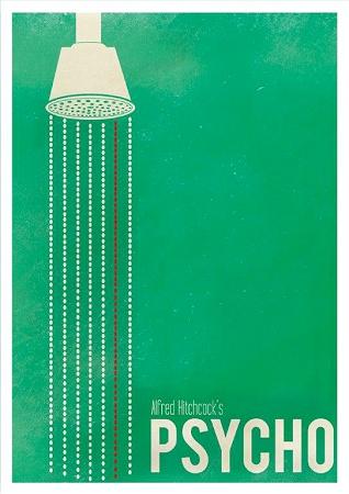 Movie Art Psycho Small - A3 Posters