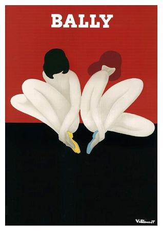 Bally - 2 Girls Blue & Yellow Small - A3 Posters