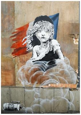 Banksy France Small - A3 Posters