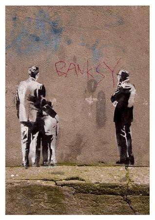 Banksy Gallery Browsers Small - A3 Posters