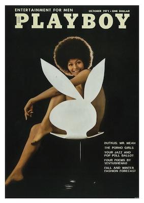 Playboy Bunny Chair Small - A3 Posters