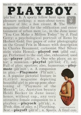 Playboy Dictionary Small - A3 Posters