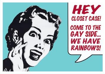 GSA Hey Closet Case Small - A3 Posters