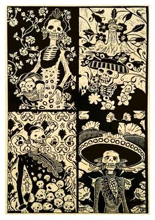 Day of the Dead - 4 Pics Small - A3 Posters
