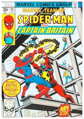 Spiderman - Captain Britain Small - A3 Posters