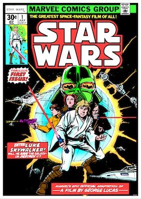 Star Wars - Fabulous first Issue Small - A3 Posters