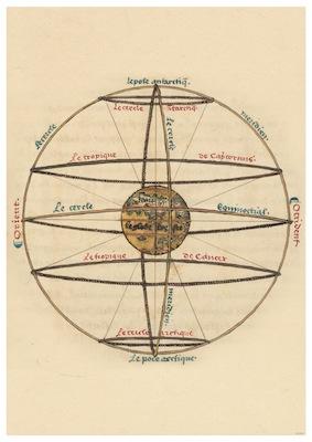 Antique French Globe Small - A3 Posters