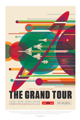 NASA Grand Tour Small - A3 Posters
