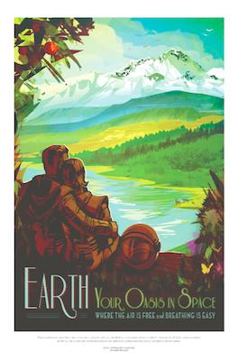 NASA Earth Small - A3 Posters