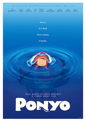 Anime Ponyo Small - A3 Posters