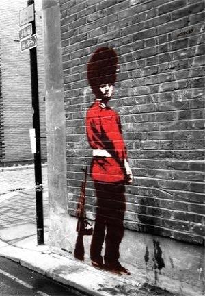 BANKSY - Queens Guard XL Artist Series