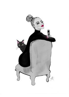 She is my Pussy - A4 - Antony Makhlouf Small - Featured Artists