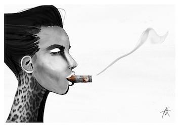 Cigar - A4 - Antony Makhlouf Small - Featured Artists