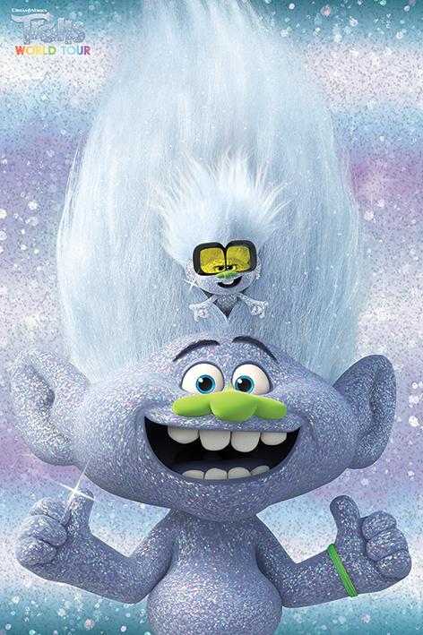 Trolls World Tour (Guy Diamond and Tiny) Large - Regular Posters