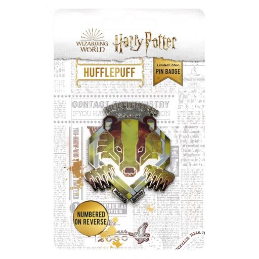 Harry Potter Hufflepuff Pin Badge – Blue Dog Posters