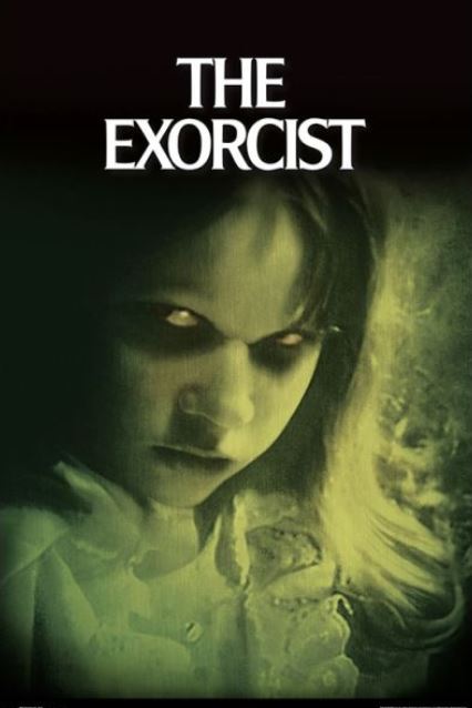 MTV's "The Exorcist - Eyes" features a young girl with glowing eyes and an eerie look, printed as a Large Regular Poster on premium 150gsm gloss paper beneath the film’s bold white title.