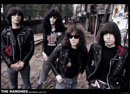Ramones Amsterdam 1977 Large - Regular Posters