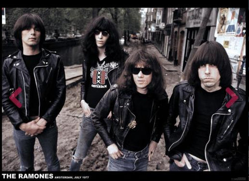 Ramones Amsterdam 1977 Large - Regular Posters