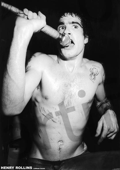 Henry Rollins Shirt Off Large - Regular Posters
