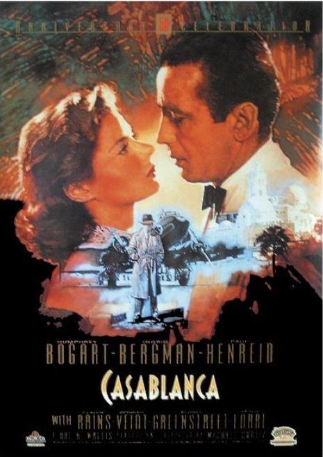 Casablanca Colour Score Red XL Import Posters