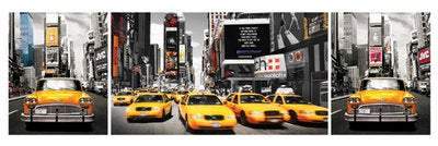 New York Taxi Taxis Huge - Door Posters