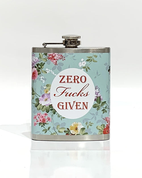 Hip Flask - Zero Fucks Given Flasks
