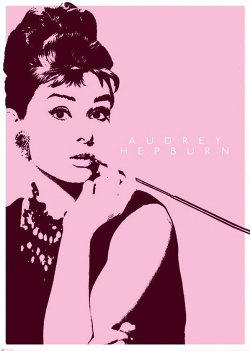 Audrey Hepburn Cigarello Huge - Giant Posters