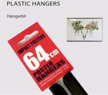 Plastic Poster Hanger 64cm Pair Poster Hangers