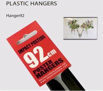 Plastic Poster Hanger 92cm Pair Poster Hangers