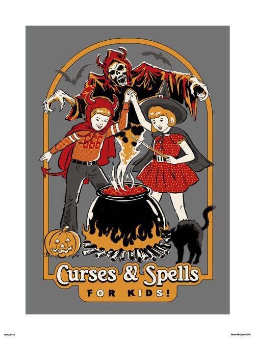 Curses and Spells by Steven Rhodes Small - Featured Artists