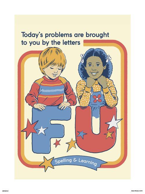 Todays Problems by Steven Rhodes Small - Featured Artists