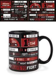 Fight Club - Rules Infographic Mugs