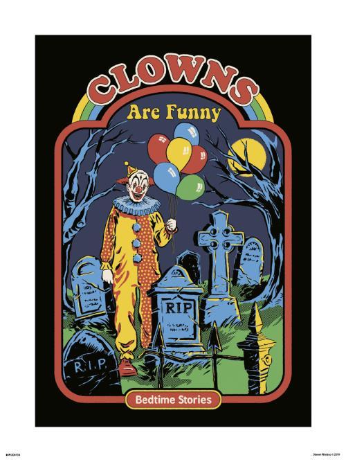 Clowns Are Funny by Steven Rhodes Small - Featured Artists