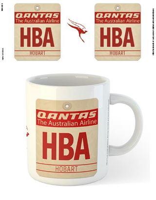 Qantas - HBA Airport Code Mugs