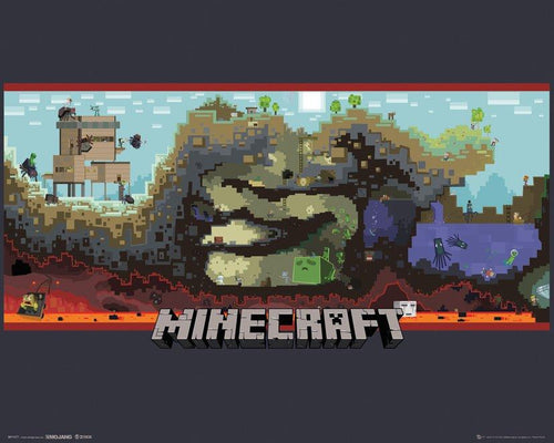 Minecraft - World Small - Mini Posters