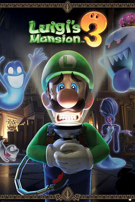 Mario Bros Luigis Mansion 3 Large - Regular Posters