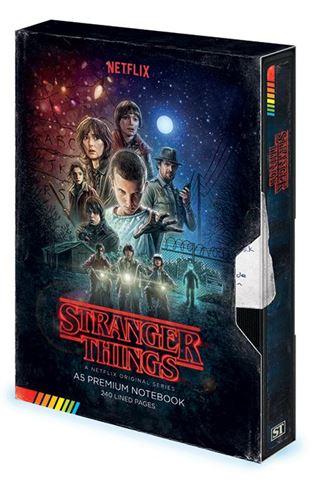 Stranger Things - VHS Notebook Premium Notebooks