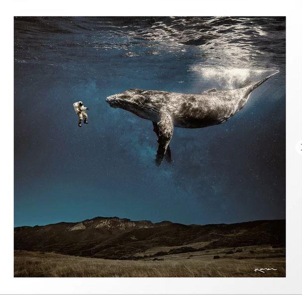 We exist in the same Exhale by Karen Large - Gallery Series