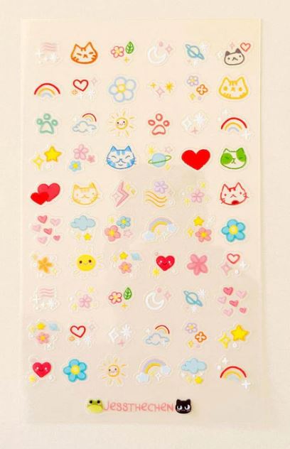 Jess Chen Doodles Sticker Sheet