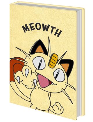 Pokemon - Meowth Plush Notebook – Blue Dog Posters