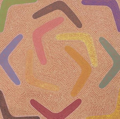 Boomerangs Aboriginal Print