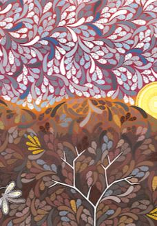 Bunjil Creates the Land by Daph of the Koko-bera people