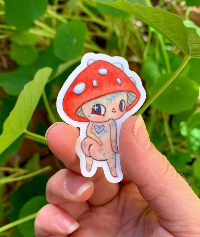 Coy Inked Cap - Vinyl Sticker
