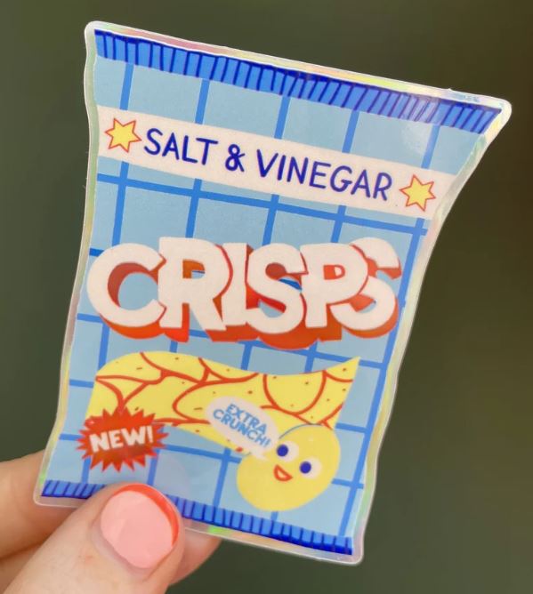 Crisps Vinyl Sticker Naomi Wilkinson